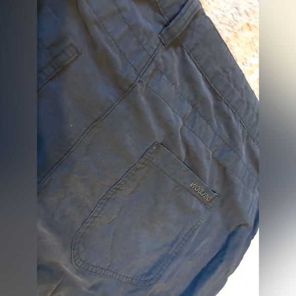 Women’s Woolrich Capri Length Hiking Pants Set of Two Grey Green Size 14 - Picture 5 of 11